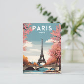 Parijs Frankrijk Briefkaart (Staand voorkant)