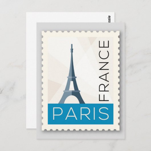 Parijs Frankrijk Briefkaart (Voorkant / Achterkant)