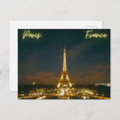 Parijs, Frankrijk Briefkaart (Voorkant / Achterkant)