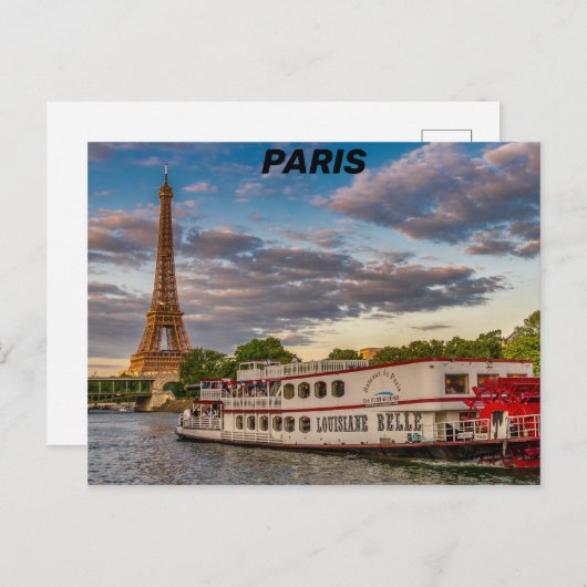 Parijs - Frankrijk Briefkaart (Voorkant / Achterkant)