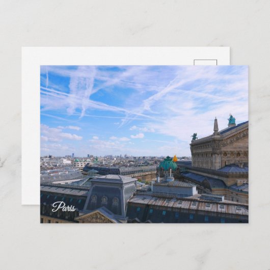 Parijs. Frankrijk. Briefkaart (Voorkant / Achterkant)