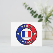 Parijs Frankrijk Briefkaart (Staand voorkant)