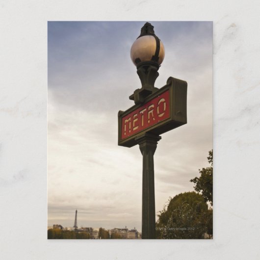 Parijs, Frankrijk Briefkaart (Voorkant)