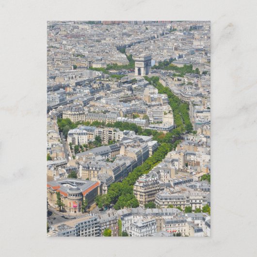 Parijs, Frankrijk Briefkaart (Voorkant)