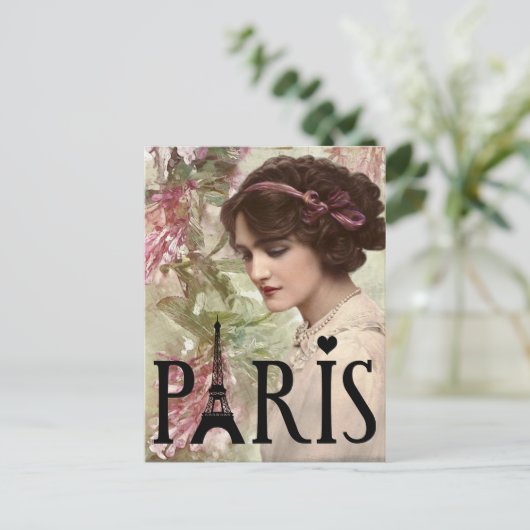 Parijs Frankrijk Briefkaart (Staand voorkant)