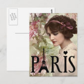 Parijs Frankrijk Briefkaart (Voorkant / Achterkant)