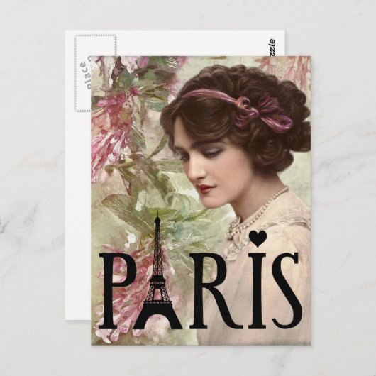 Parijs Frankrijk Briefkaart (Voorkant / Achterkant)