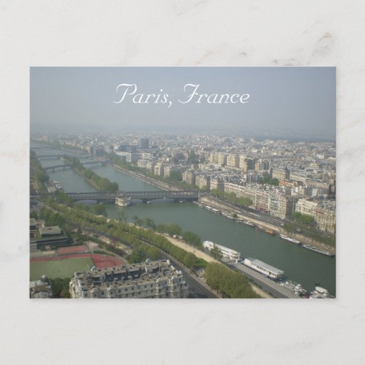 Parijs, Frankrijk Briefkaart (Voorkant)