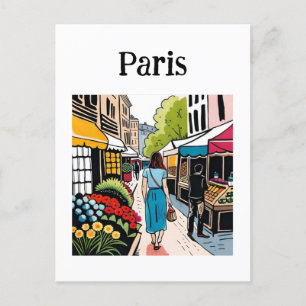 Parijs Frankrijk Briefkaart