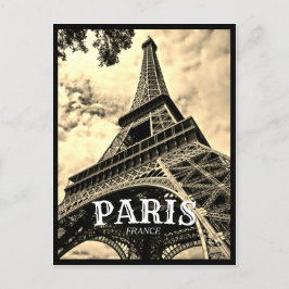 Parijs Frankrijk -  Briefkaart van de Eiffeltoren