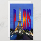 Parijs Frankrijk Briefpapier (Voorkant / Achterkant)