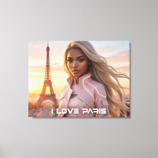 PARIJS - FRANKRIJK CANVAS AFDRUK (Voorkant)