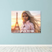 PARIJS - FRANKRIJK CANVAS AFDRUK (Insitu (Houten vloer))