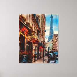 Parijs Frankrijk Canvas Afdruk