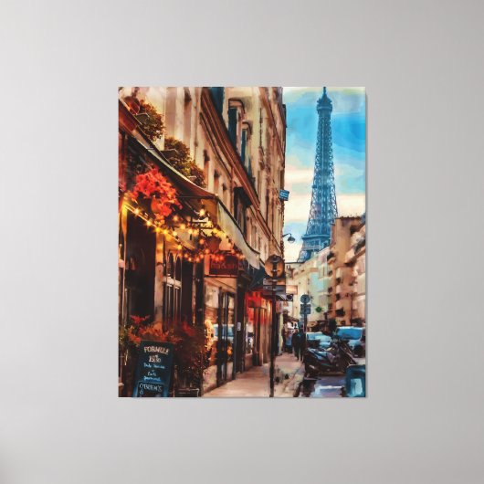 Parijs Frankrijk Canvas Afdruk (Voorkant)