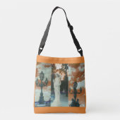 Parijs, Frankrijk Crossbody Tas (Achterkant)