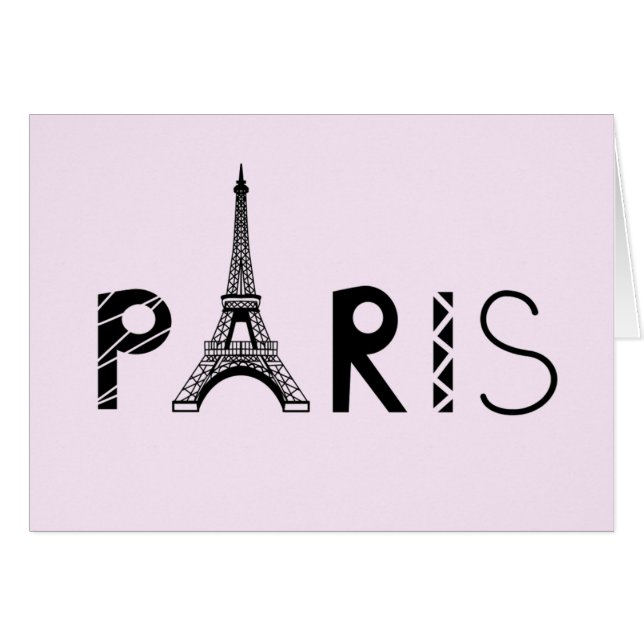 Parijs, Frankrijk | Eiffeltoren (Voorkant Horizontaal)