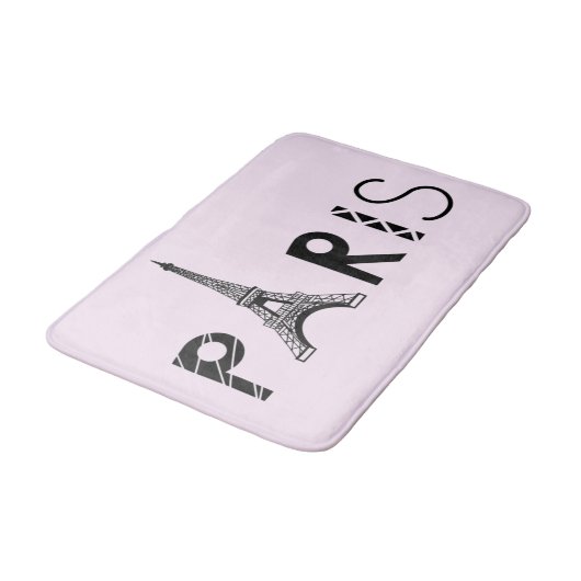 Parijs, Frankrijk | Eiffeltoren Badmat (Gekanteld)