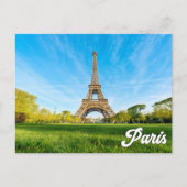 Parijs, Frankrijk | Eiffeltoren Briefkaart (Voorkant)
