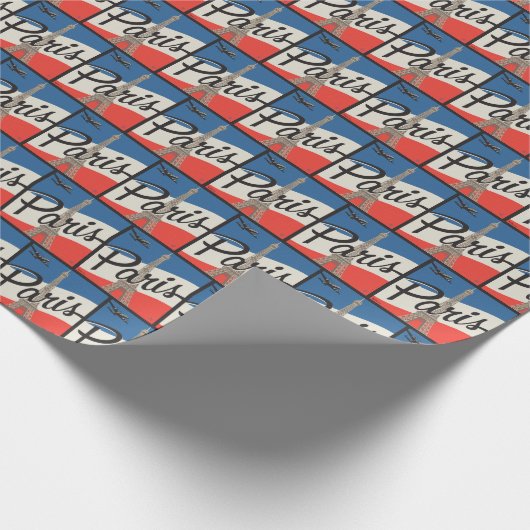 Parijs Frankrijk | Eiffeltoren Cadeaupapier (Hoek)