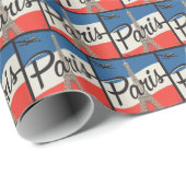 Parijs Frankrijk | Eiffeltoren Cadeaupapier (Rol Hoek)