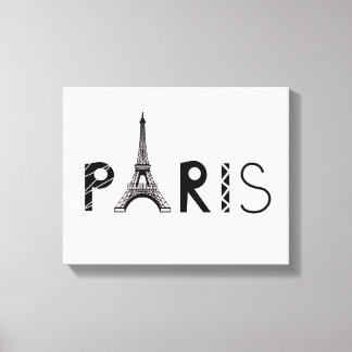 Parijs, Frankrijk | Eiffeltoren Canvas Afdruk