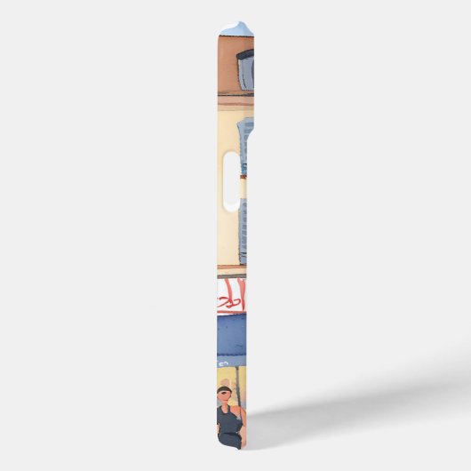 Parijs Frankrijk Eiffeltoren | Europese waterverf Case-Mate iPhone Case (Achterkant / Rechts)