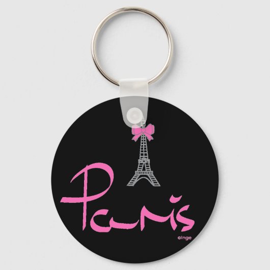 Parijs, Frankrijk, Eiffeltoren, Frans Sleutelhanger (Voorkant)
