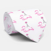 Parijs, Frankrijk, Eiffeltoren, Frans Stropdas (Opgerold)