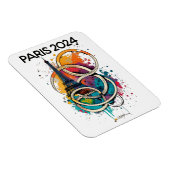 Parijs Frankrijk Eiffeltoren Gift Magneet (Rechterzijde)