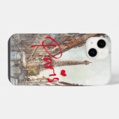 Parijs Frankrijk Eiffeltoren  iPhone Hoesje (Achterkant horizontaal)