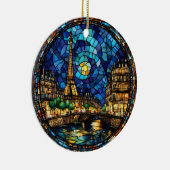 Parijs Frankrijk Eiffeltoren Keramisch Ornament (Rechts)