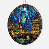 Parijs Frankrijk Eiffeltoren Keramisch Ornament (Links)