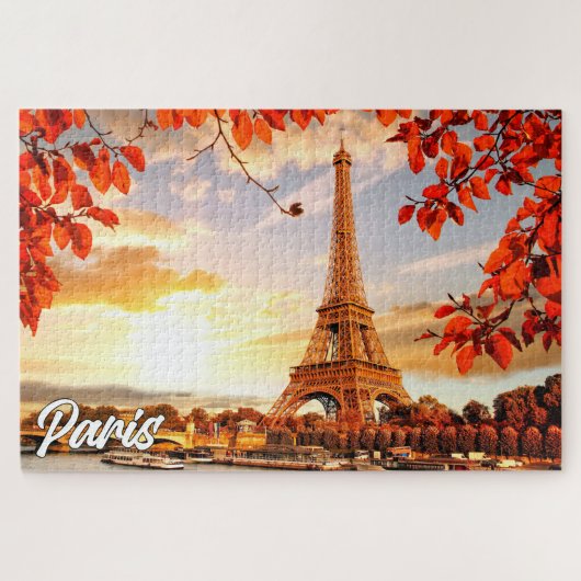 Parijs, Frankrijk | Eiffeltoren Legpuzzel (Horizontaal)