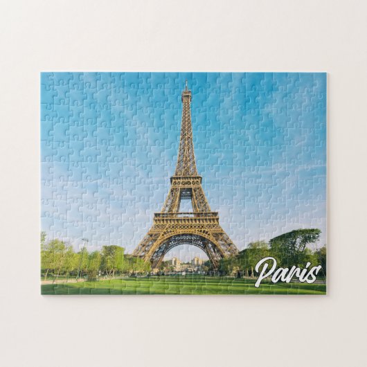 Parijs, Frankrijk | Eiffeltoren Legpuzzel (Horizontaal)