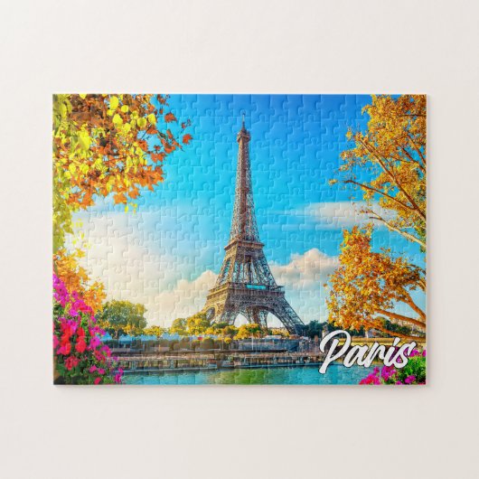 Parijs, Frankrijk | Eiffeltoren Legpuzzel (Horizontaal)