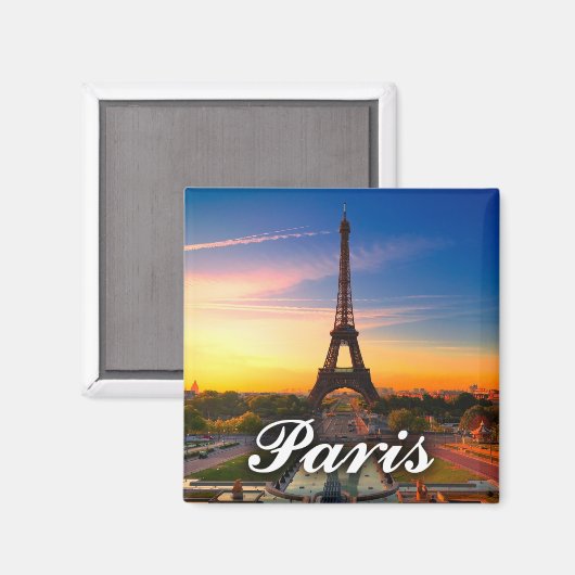 Parijs, Frankrijk - Eiffeltoren Magneet (Voorkant / Achterkant)