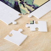 Parijs Frankrijk, Eiffeltoren originele afbeelding Legpuzzel (Zijkant)