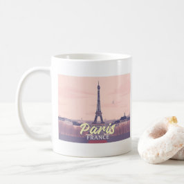 Parijs Frankrijk Eiffeltoren Pastel Travel Design Koffiemok