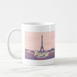 Parijs Frankrijk Eiffeltoren Pastel Travel Design Koffiemok