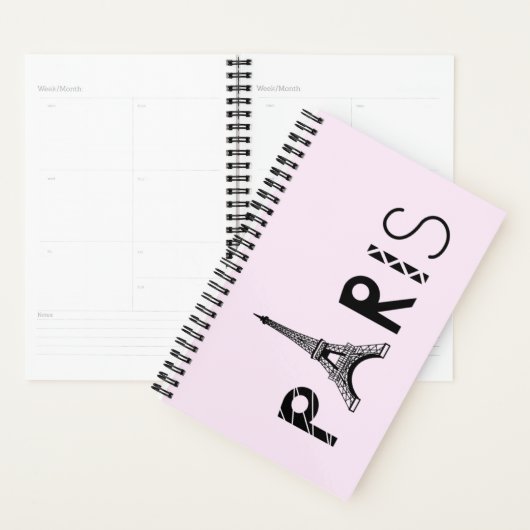 Parijs, Frankrijk | Eiffeltoren Planner (Display)