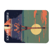 Parijs Frankrijk Eiffeltoren Reiskunst Magneet (Horizontaal)