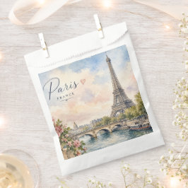 Parijs Frankrijk Eiffeltoren rivier Seine  Bedankzakje