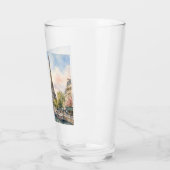 Parijs Frankrijk Eiffeltoren rivier Seine Glas (Links)