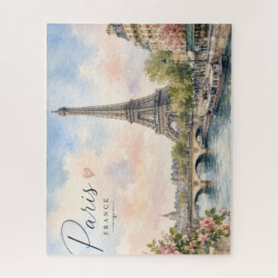 Parijs Frankrijk Eiffeltoren rivier Seine Legpuzzel