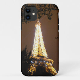 Parijs, Frankrijk - Eiffeltoren 's Nachts iPhone 11 Hoesje