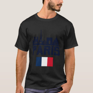 Parijs Frankrijk Eiffeltoren Skyline Paris T-shirt