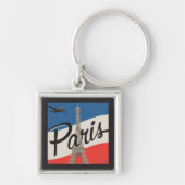 Parijs Frankrijk | Eiffeltoren Sleutelhanger (Voorkant)