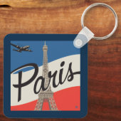 Parijs Frankrijk | Eiffeltoren Sleutelhanger (Achterkant)