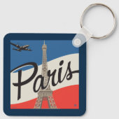 Parijs Frankrijk | Eiffeltoren Sleutelhanger (Achterkant)